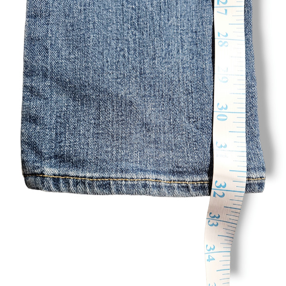 EUC Old Navy Original Mid-Rise Straight Leg Jeans Sz. 0 Reg [25x32] Blue - Picture 11 of 13
